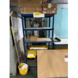 Blue Metal Shelving x2 Bay