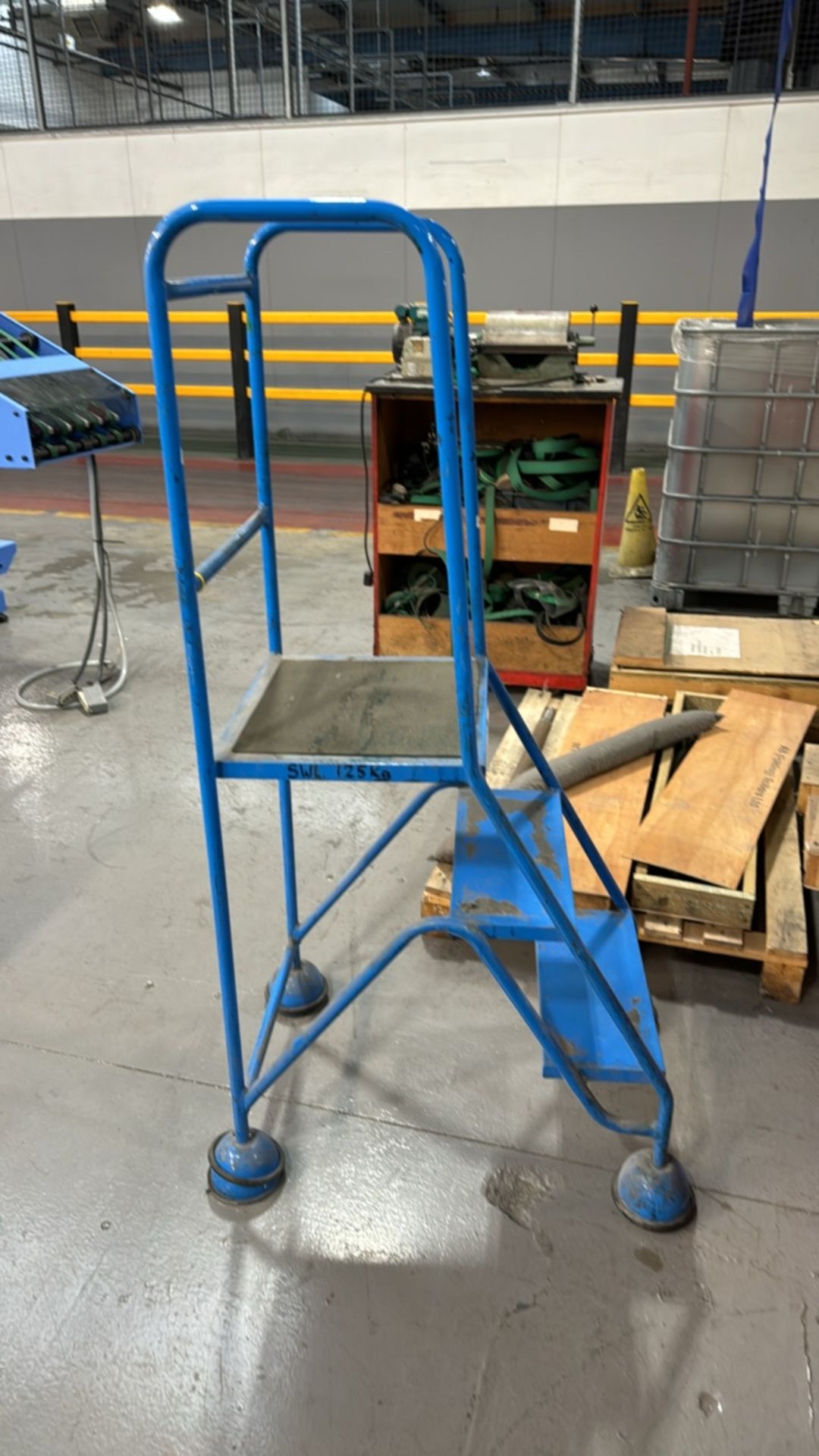 Blue Mobile Step Ladder - Image 2 of 3