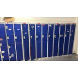 Bank of 4 Lockers