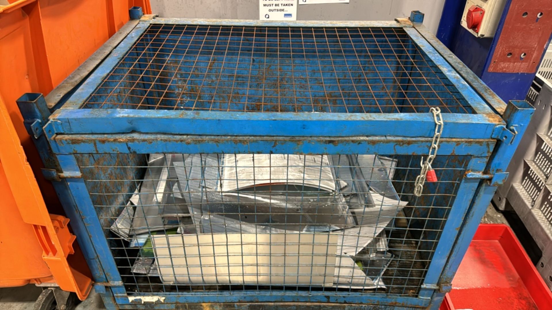 Metal Waste Cage - Image 2 of 4