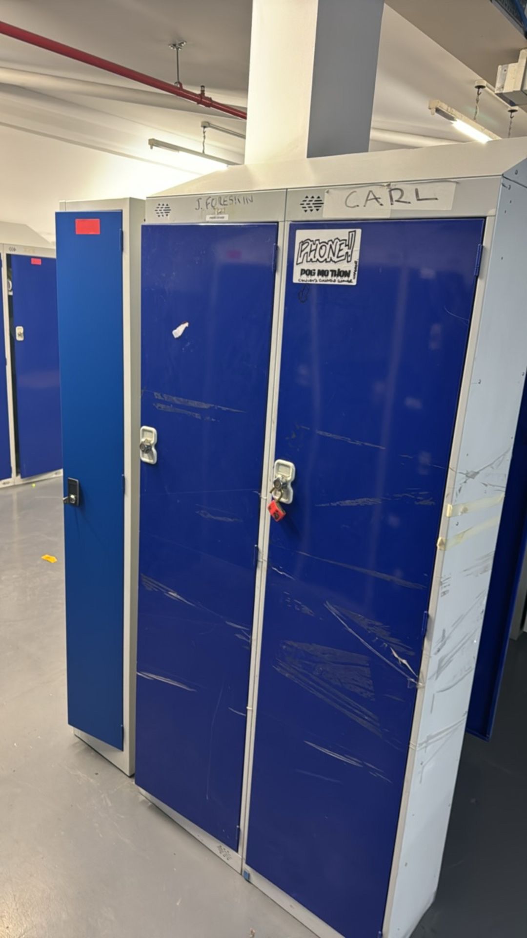 A Run Of 11 Lockers - Bild 4 aus 4