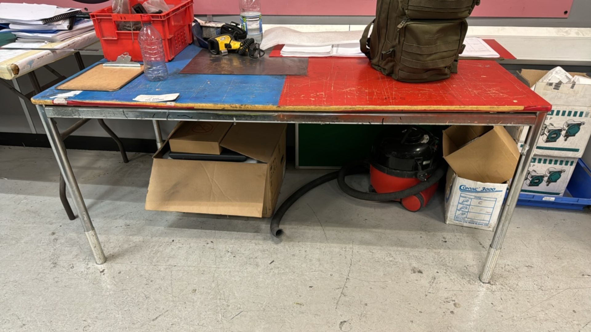Wood Work Table x2 - Image 2 of 4