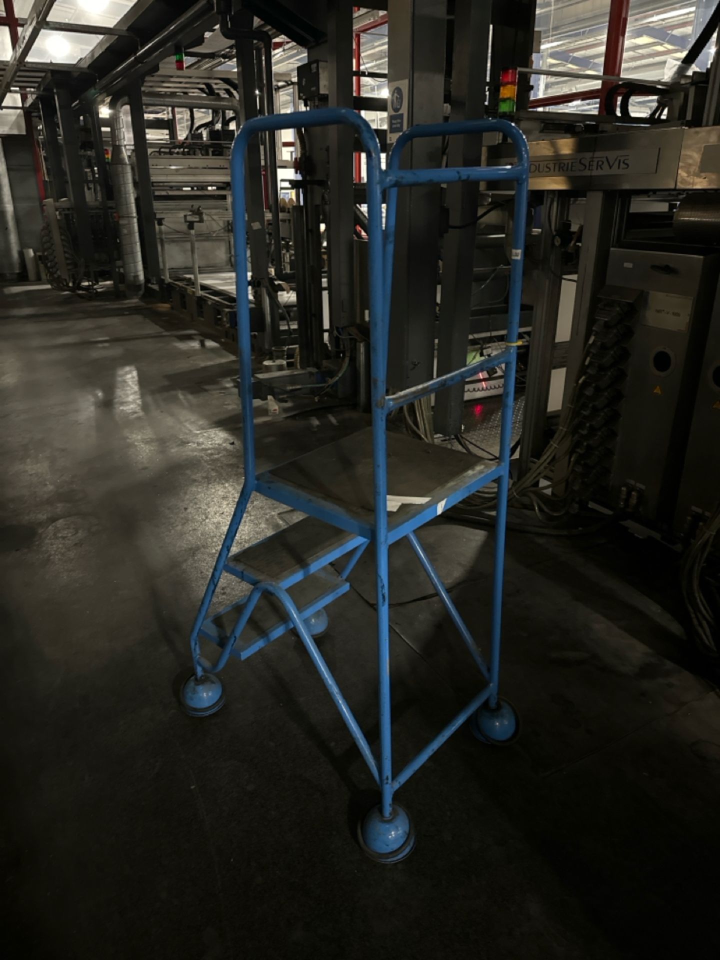 Blue Mobile Step Ladder