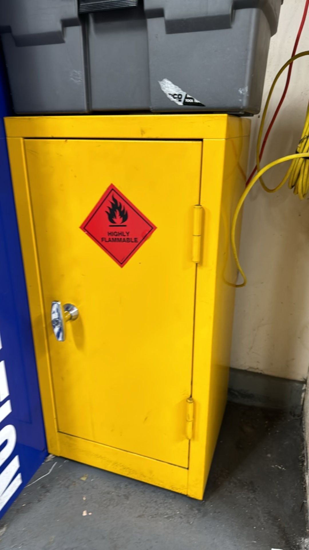 Yellow COSHH Cabinet - Image 2 of 3