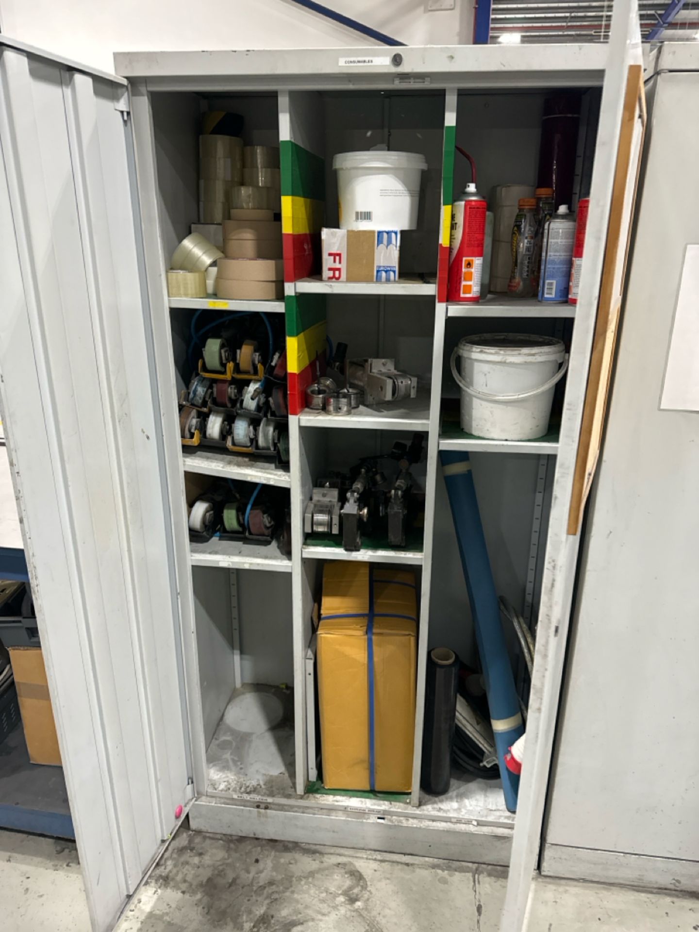 Metal Storage Cabinets x2 - Image 4 of 4