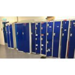 Bank of 5 Lockers