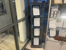 Pair Of Glass Display Towers
