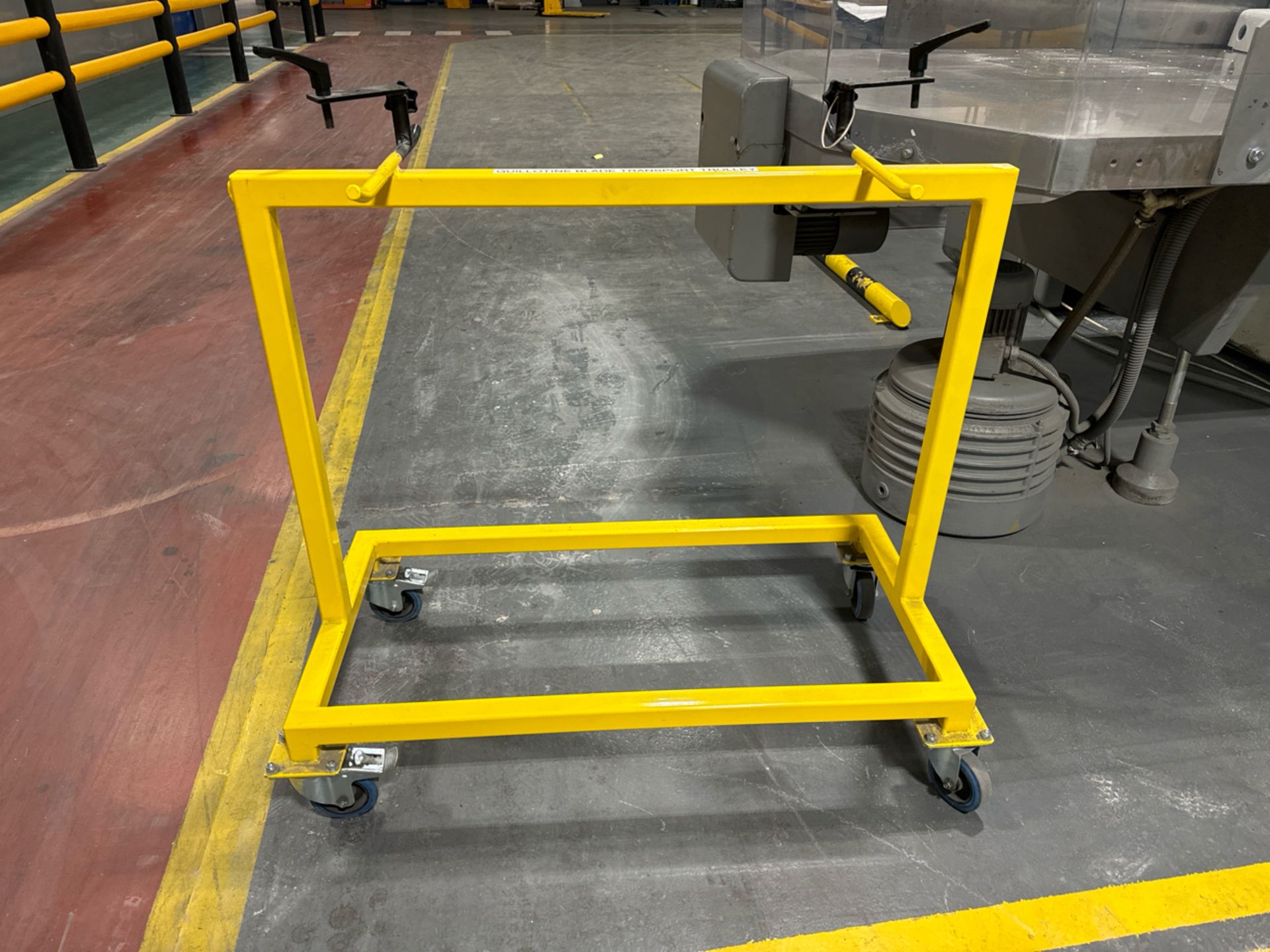 Guillotine Blade Transport Trolley