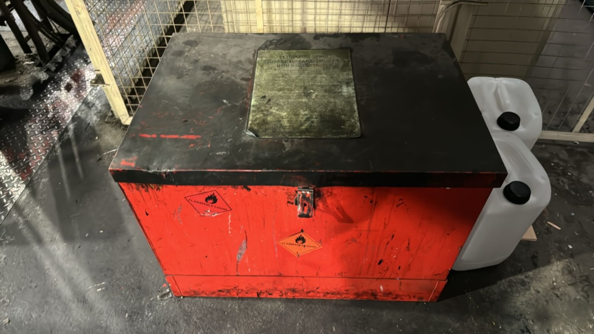 Red Metal Storage Chest - Image 2 of 5