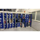 Bank of 4 Lockers