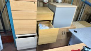 Assorted Office Drawers Unit