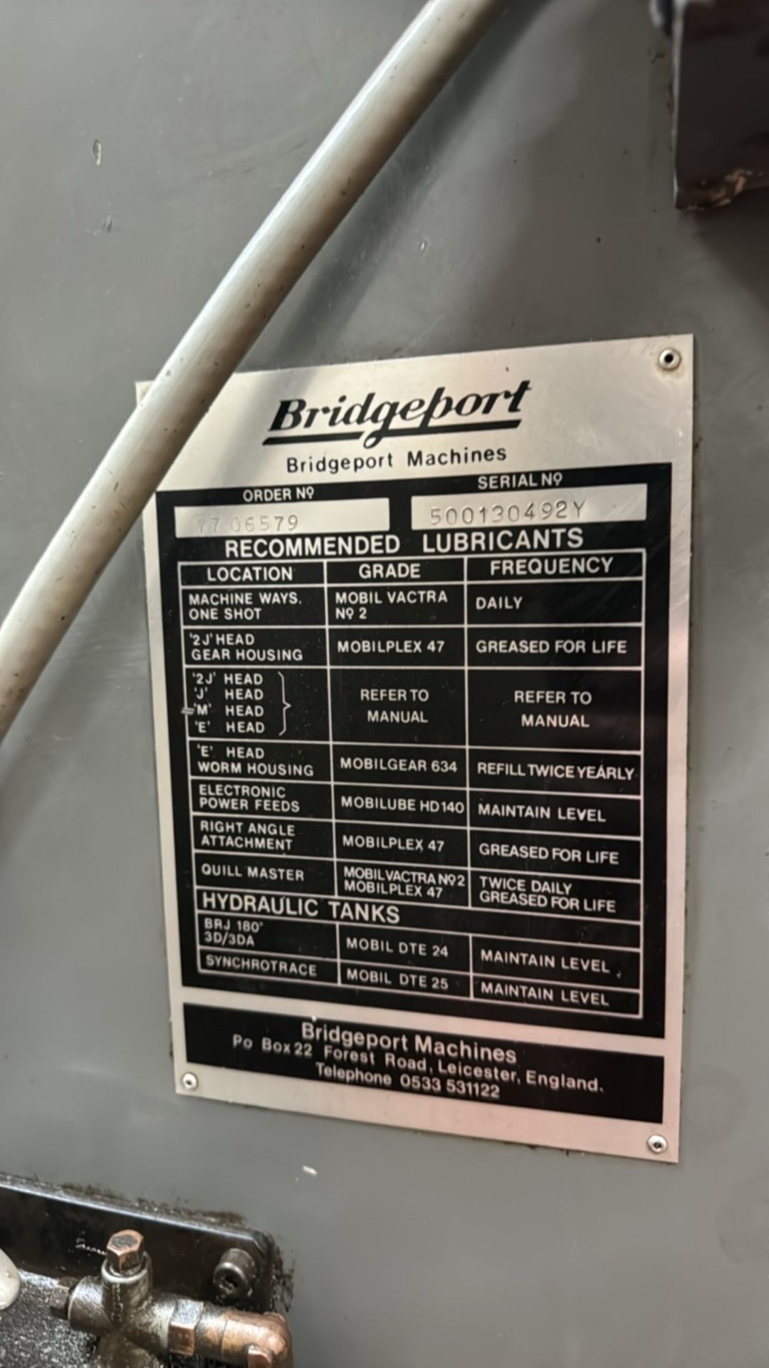 Bridgeport Milling Machine - Bild 15 aus 15