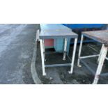 Square Steel Work Table