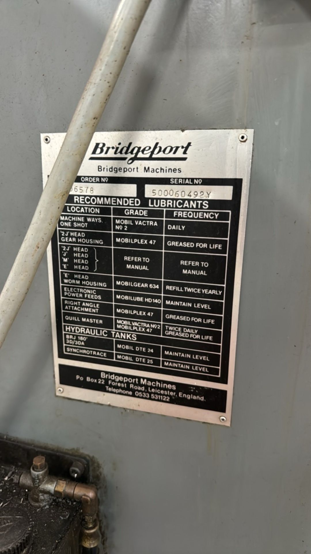 Bridgeport Milling Machine - Image 12 of 13