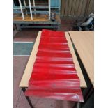 Red Welding Curtains Approx 30 Pieces