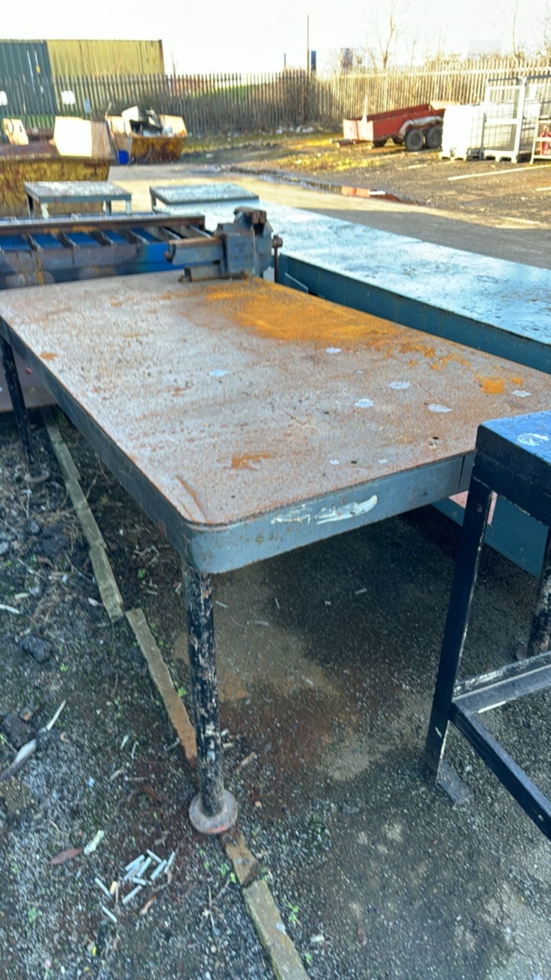 Metal Workbench With Vice - Image 4 of 5