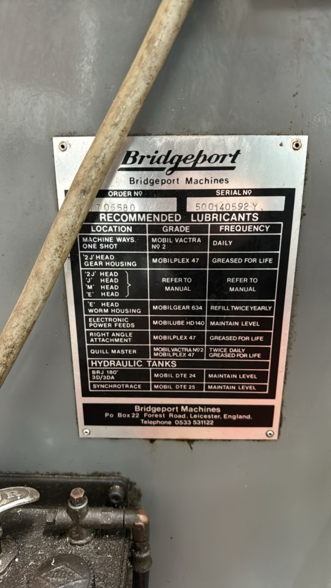Bridgeport Milling Machine - Image 11 of 12