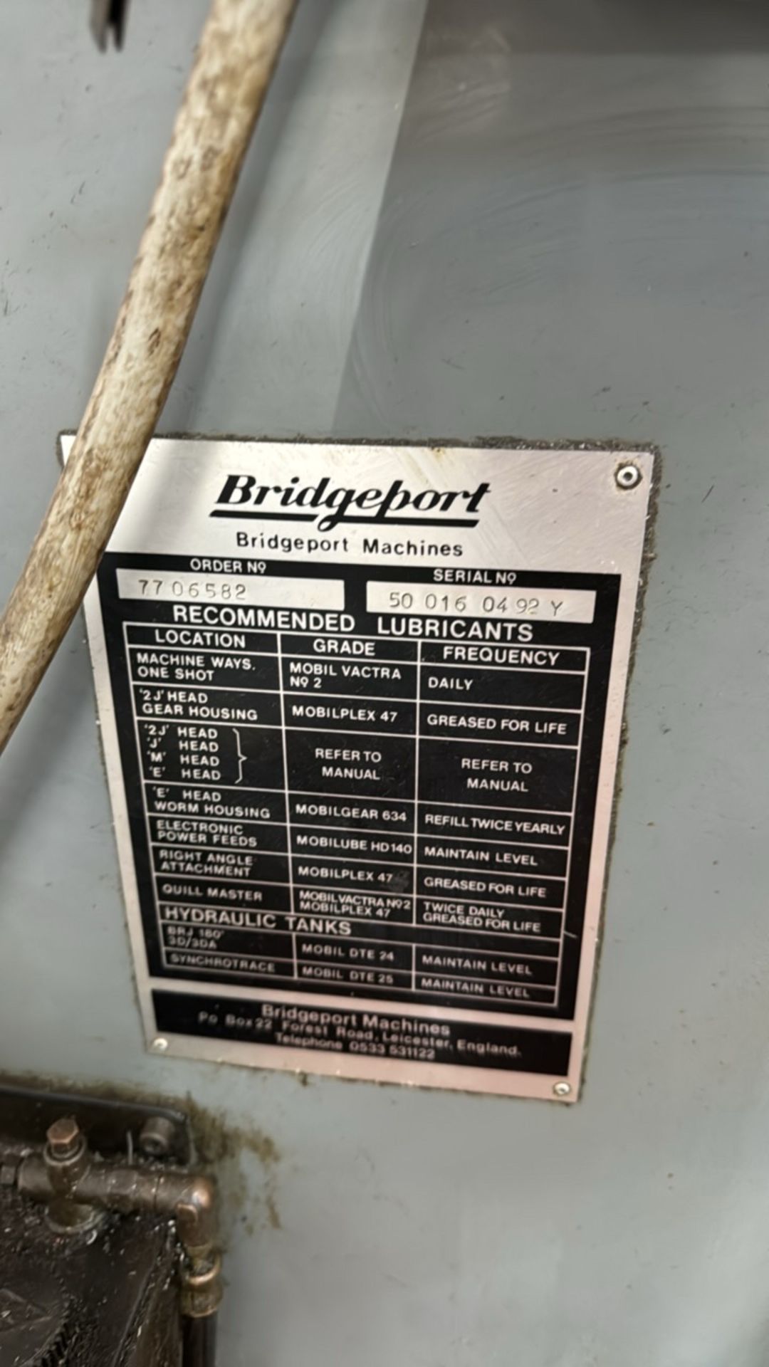 Bridgeport Milling Machine - Image 12 of 14