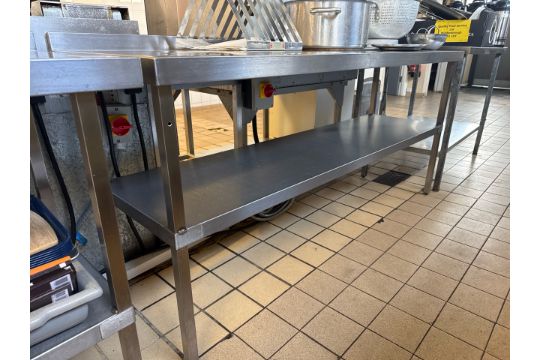 *NO RESERVE* Stainless Steel Prep Table - Image 3 of 4