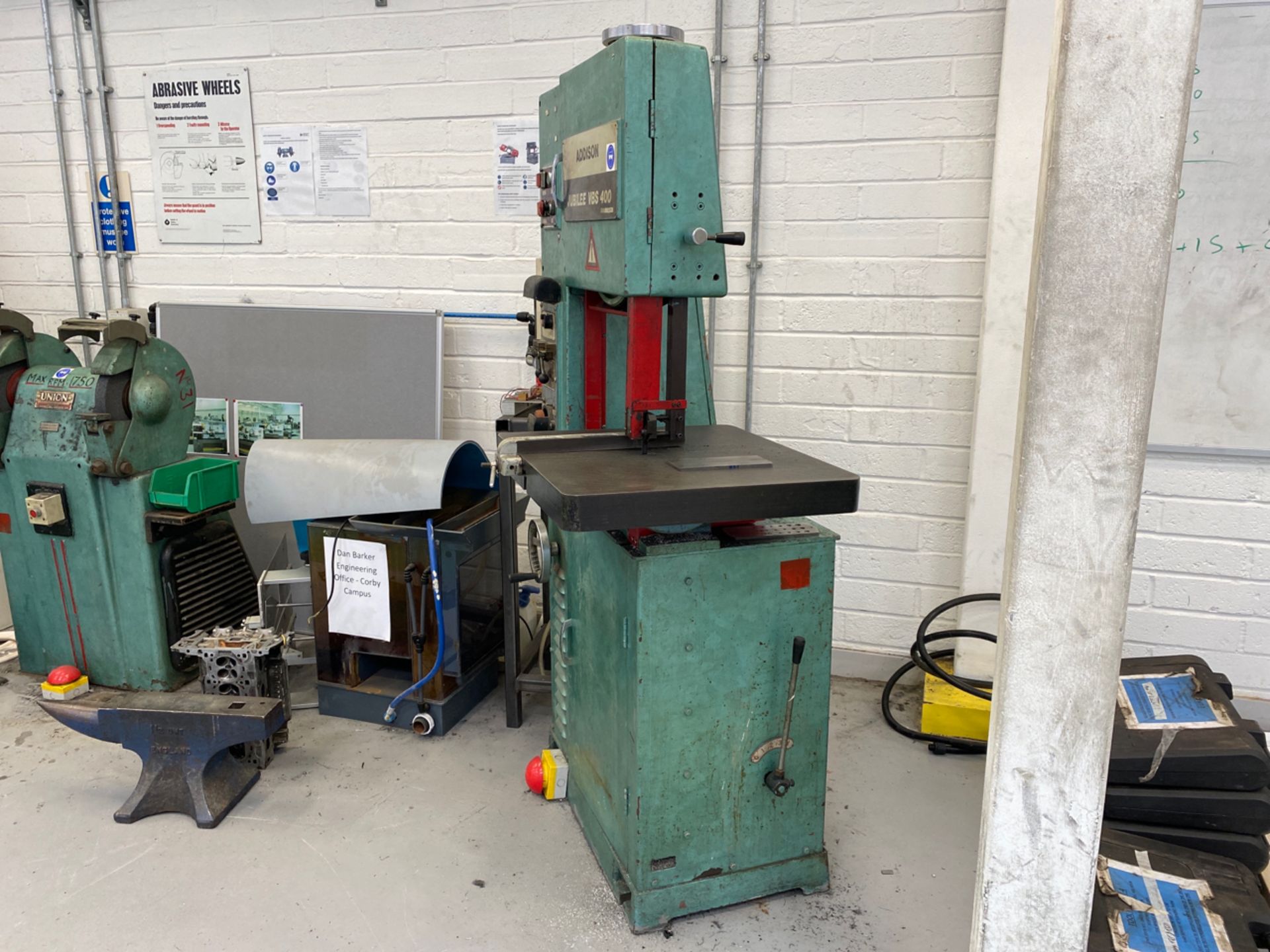 Addison Jubilee VBS 400 Vertical Variable Speed Bandsaw (Direct from Tresham College) - Image 4 of 11