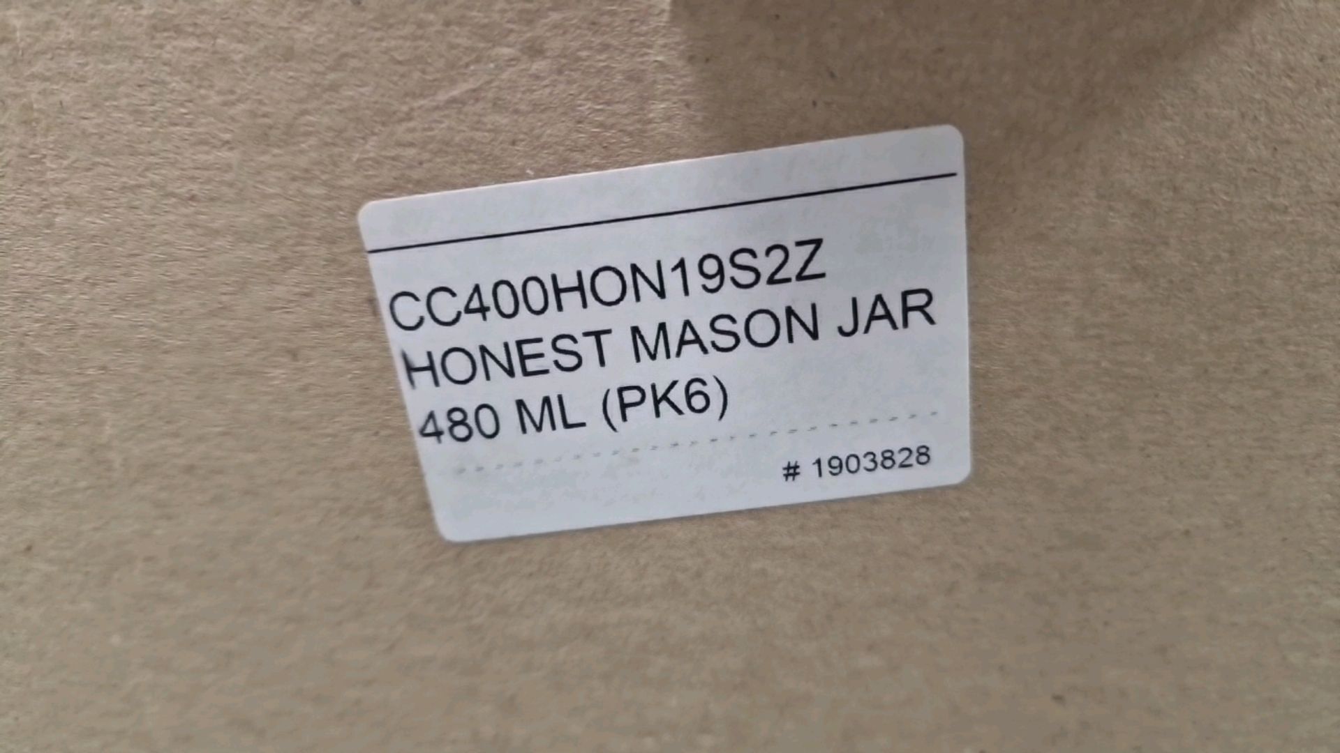 Honest Mason Jars x6 - Image 3 of 4