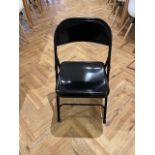 Black Folding Chair