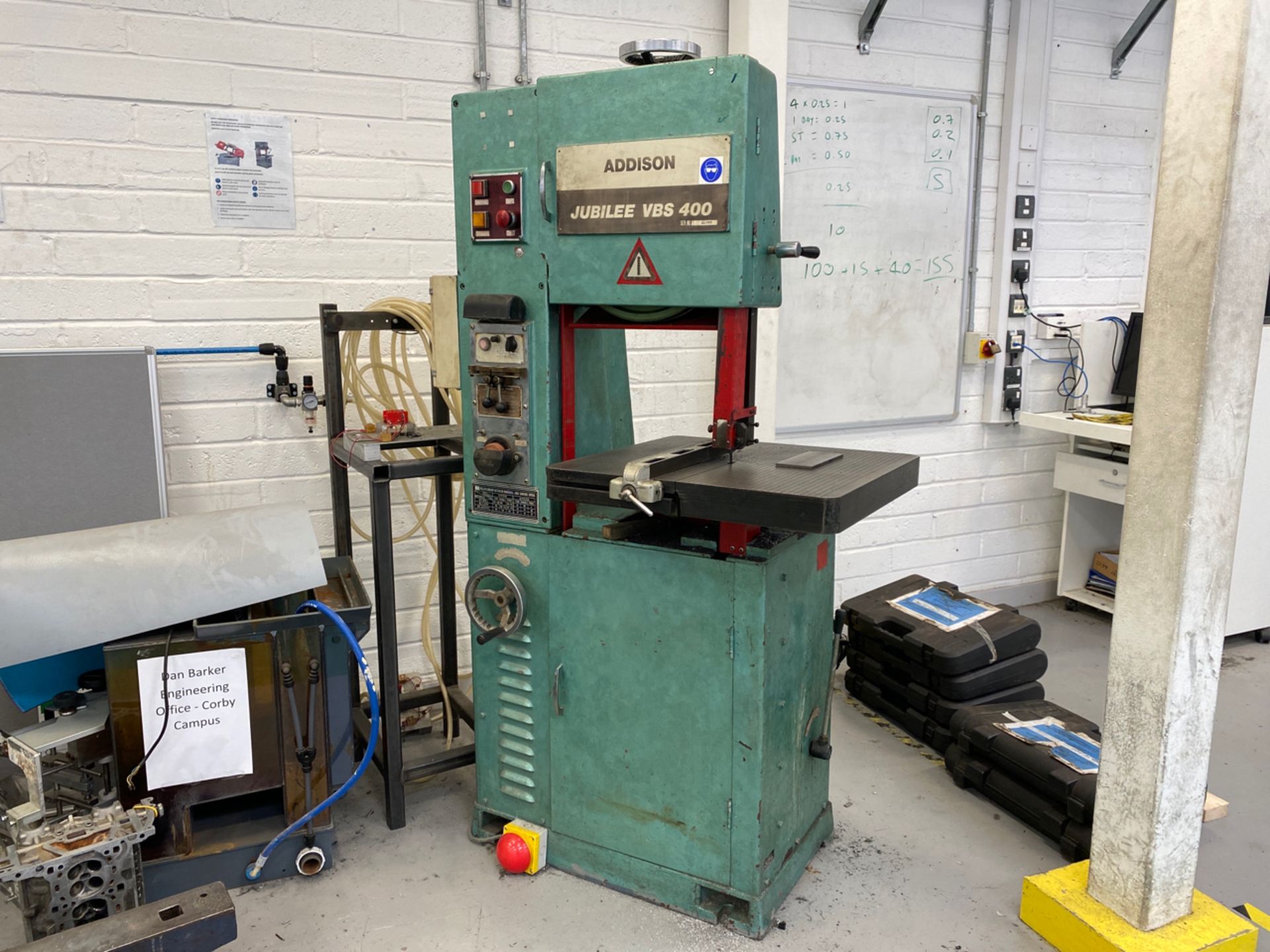 Addison Jubilee VBS 400 Vertical Variable Speed Bandsaw (Direct from Tresham College) - Image 3 of 11
