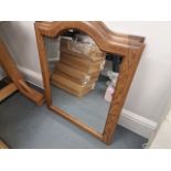 Wooden Framed Mirrors x2