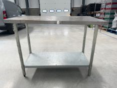Stainless Steel Preparation Unit