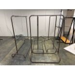 Metal Hanging Rails x4