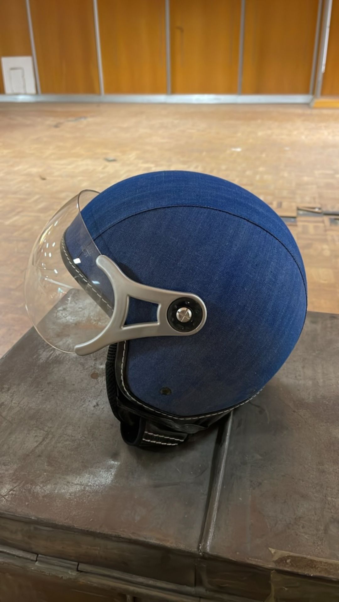 Denim Helmets x3 - Image 5 of 6
