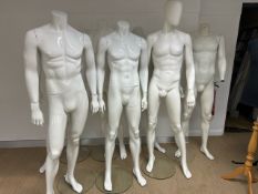 White Male Mannequins x7