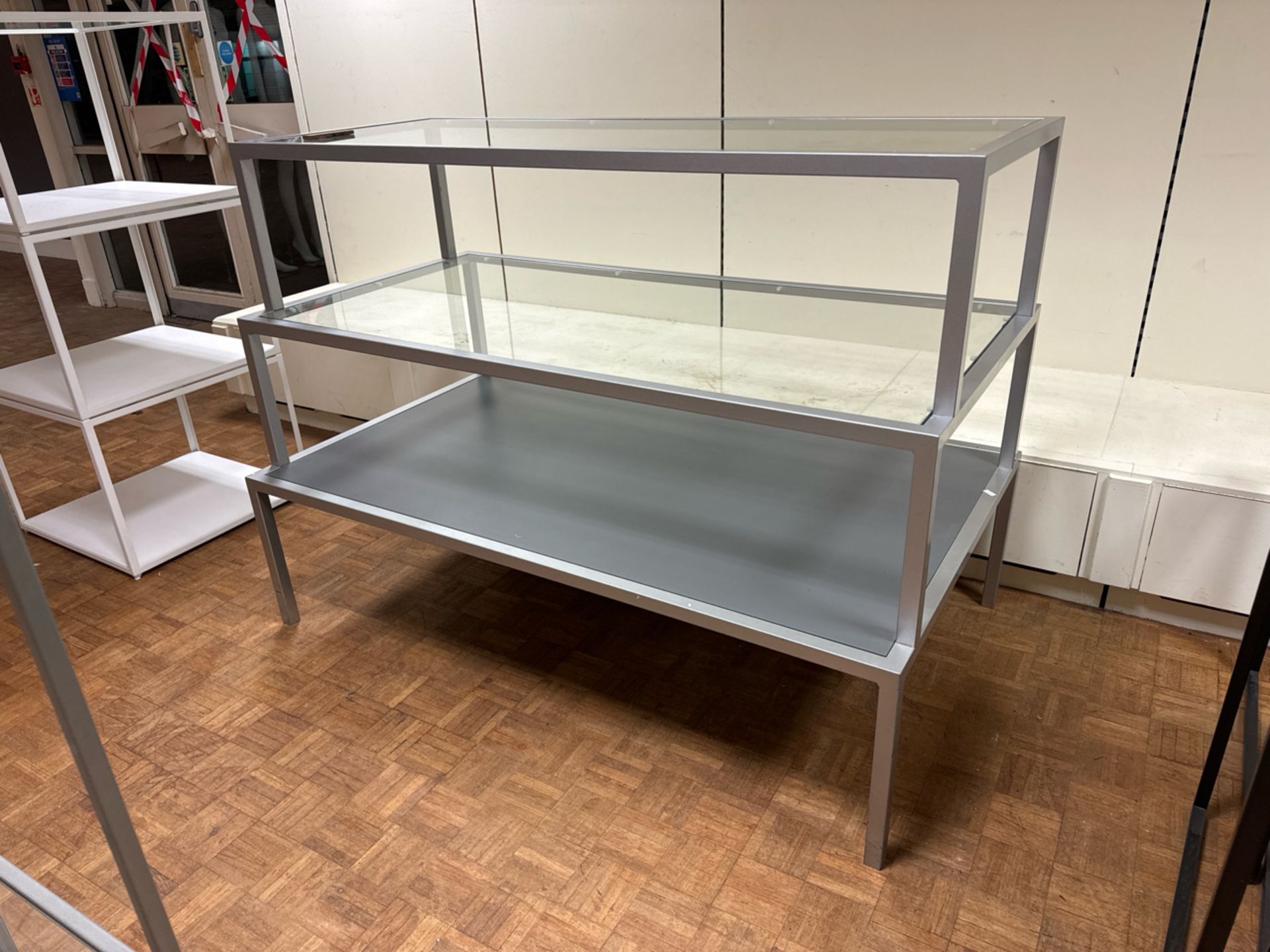 Tiered Glass Display Unit