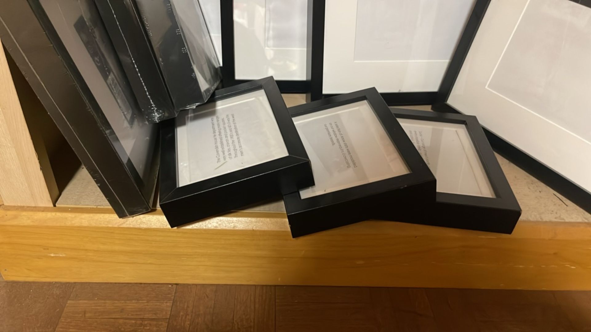 Assorted Black Wooden Picture Frames - Image 4 of 5