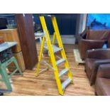 Set Of Yellow Ladders