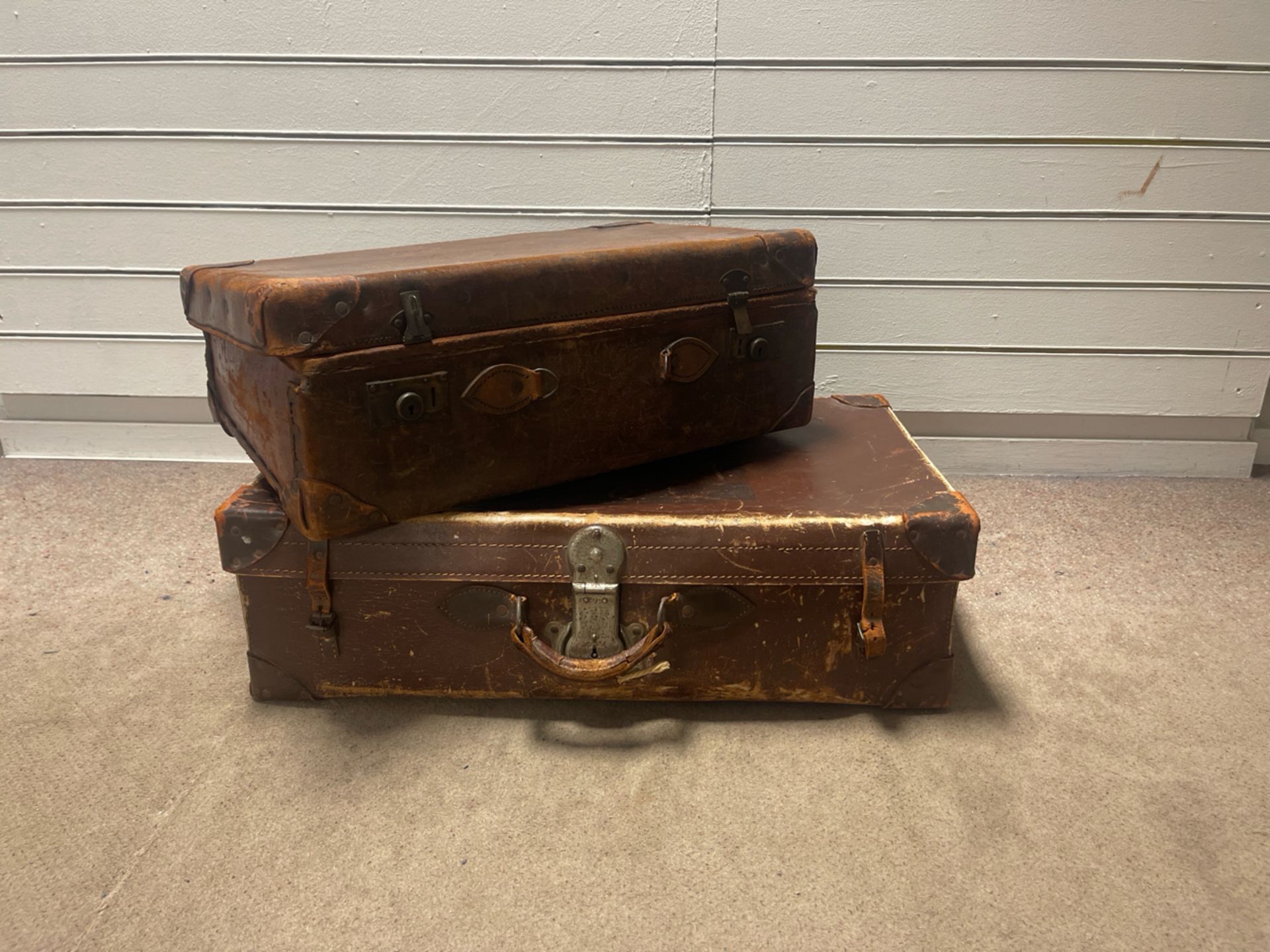 Pair Of Display Suitcases