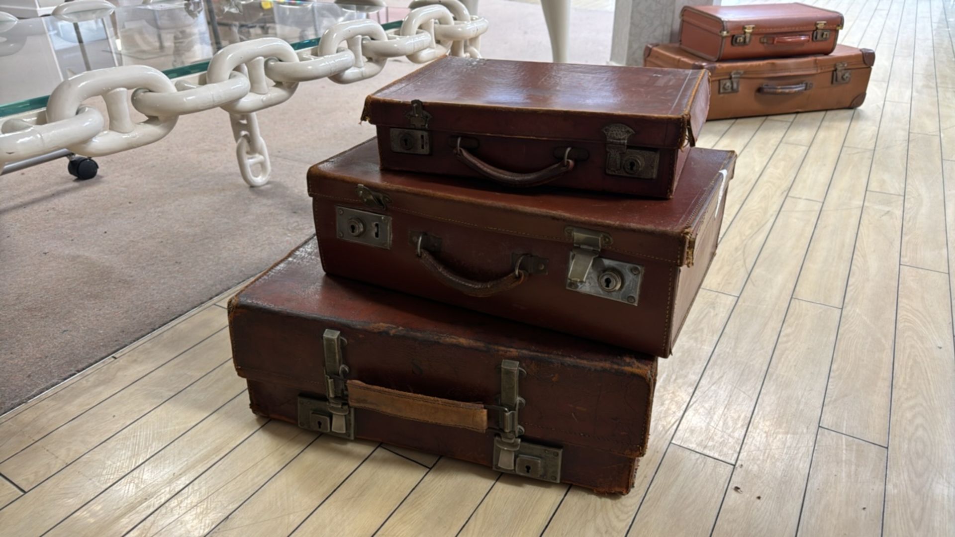 Prop Suitcases x5 - Image 3 of 4