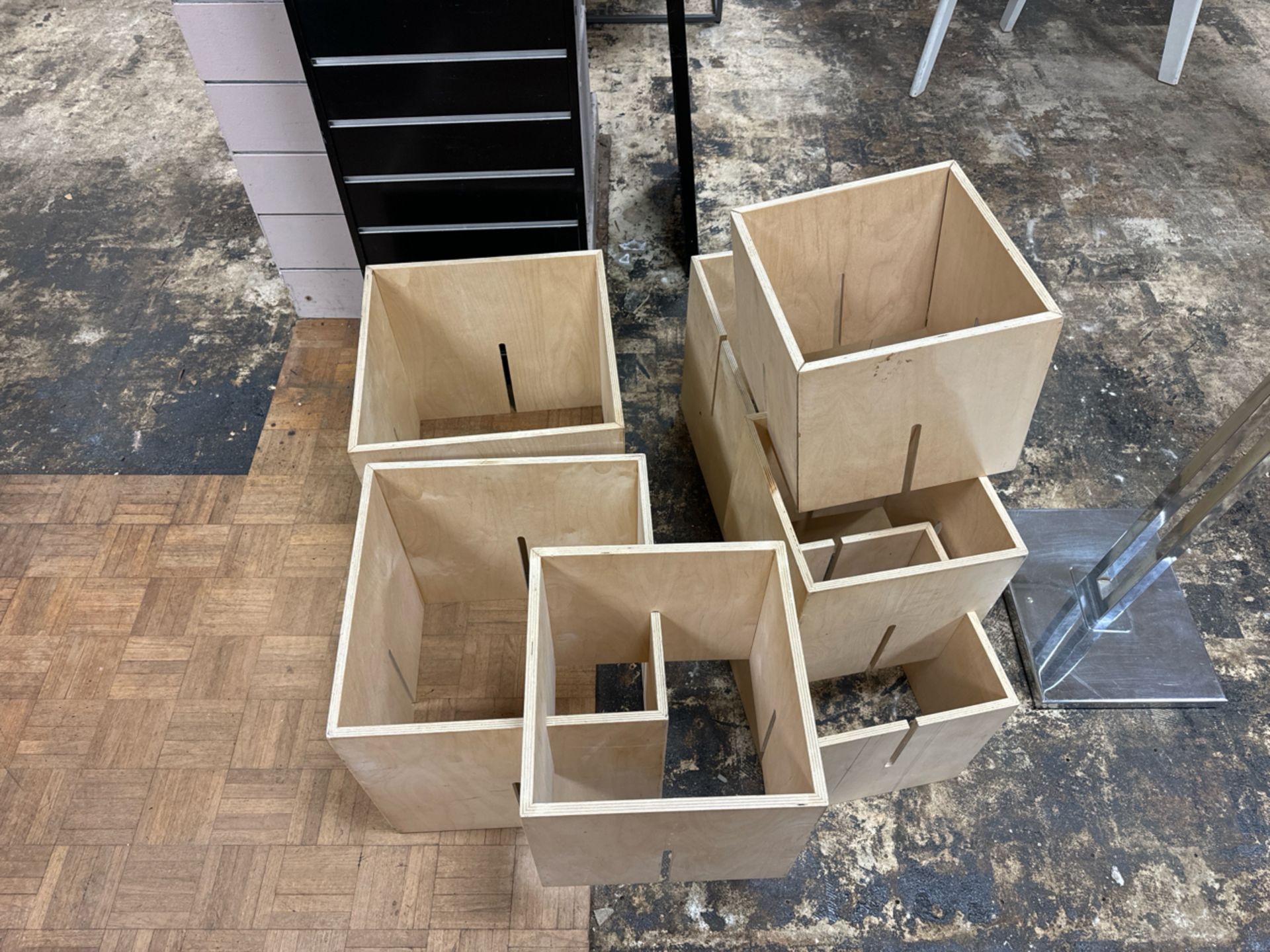 Wooden Display Cubes - Image 2 of 3