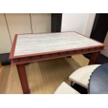 Wooden Steel Look Table