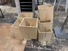 Wooden Display Cubes