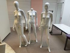 Female Mannequins x3
