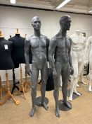 Grey Male Mannequins x2