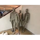 Silver Mannequins x4