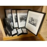 Assorted Black Wooden Picture Frames