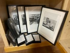 Assorted Black Wooden Picture Frames