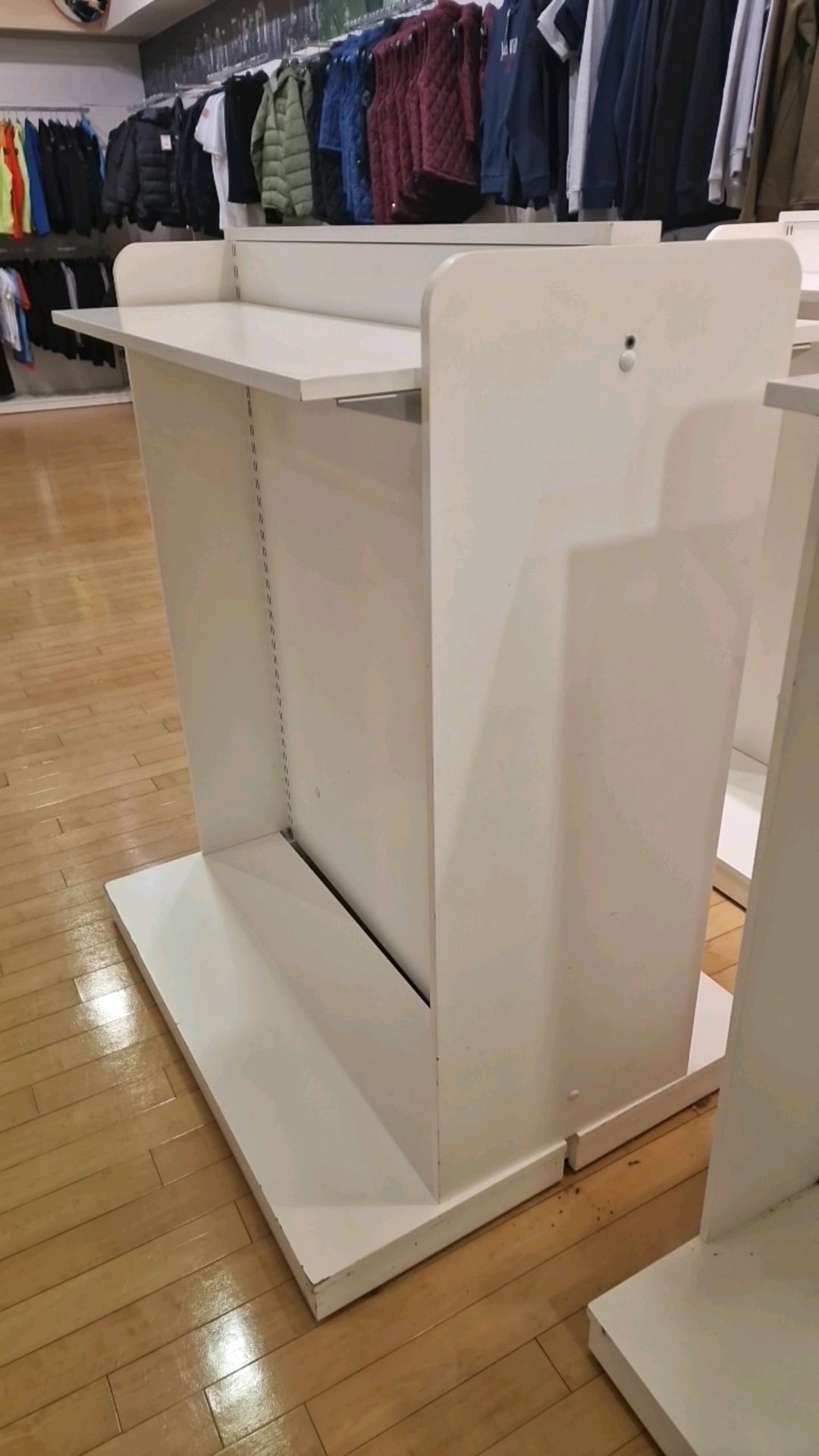White Wooden Display Stand