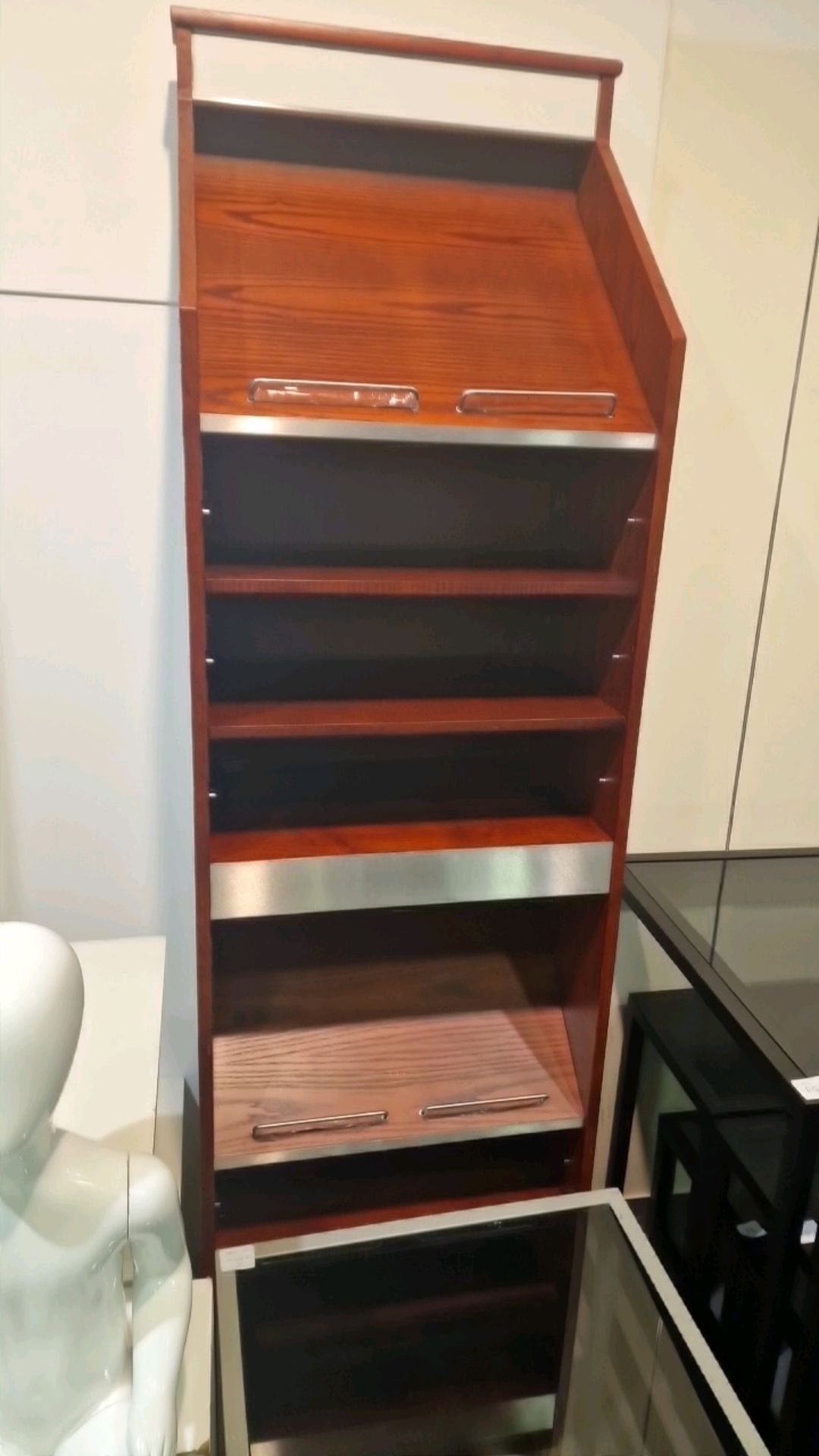 Wooden Display Cabinet x3 - Image 2 of 5