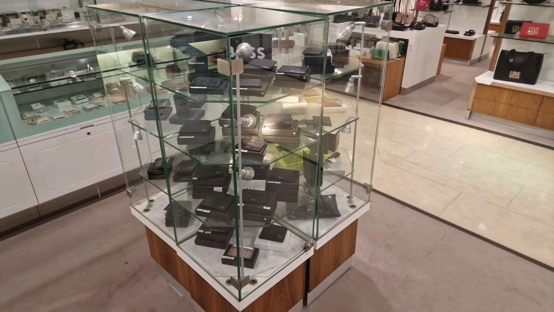 Glass Display Cabinets x4 - Image 2 of 2