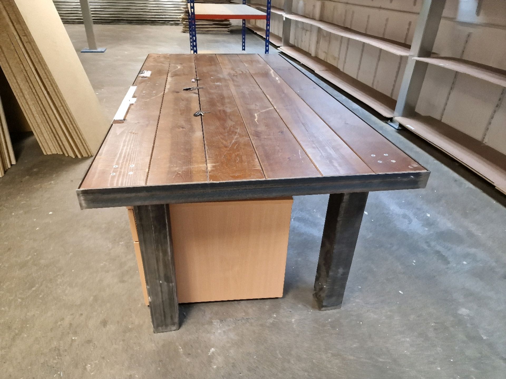 Wooden Slatted Table - Bild 3 aus 3