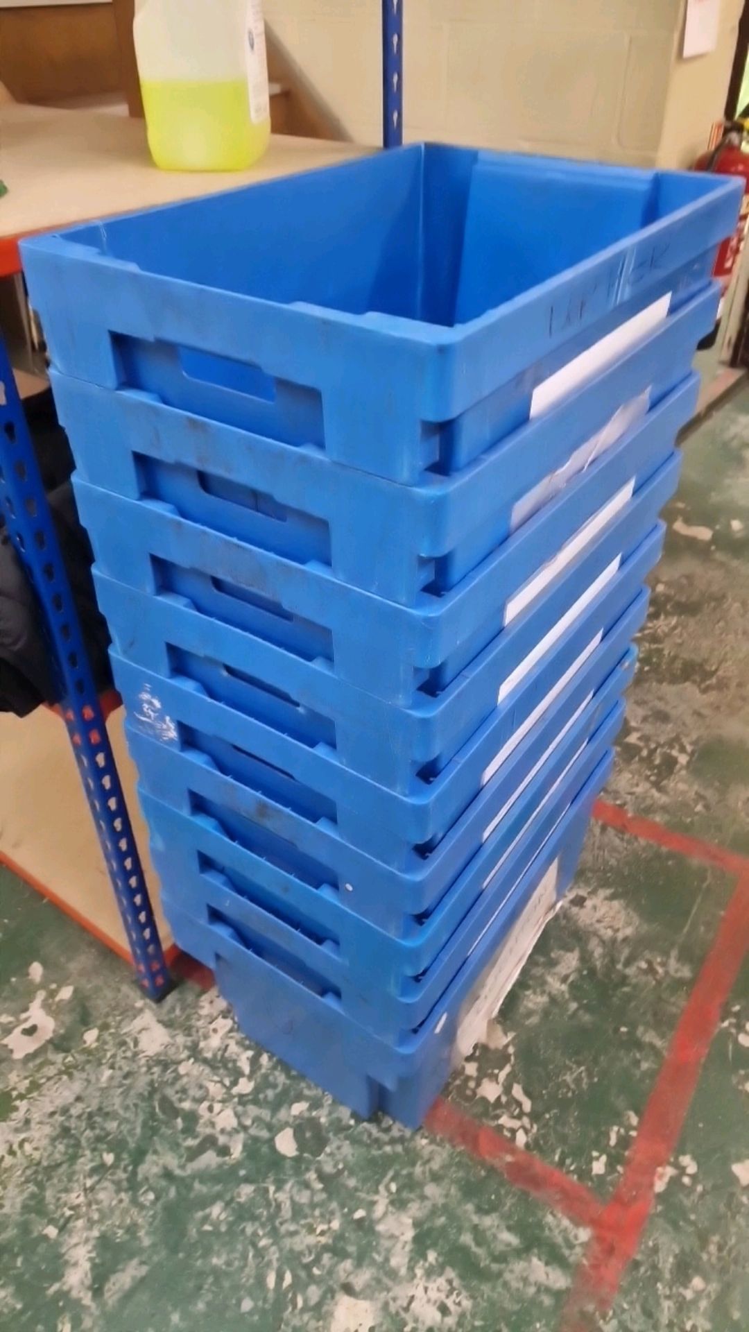 9 Blue Storage Tubs - Image 3 of 3